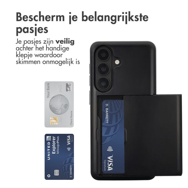 imoshion Backcover met pasjeshouder Samsung Galaxy S26 Plus - Zwart