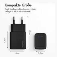 imoshion Wall Charger 20 Watt | USB-C - Zwart