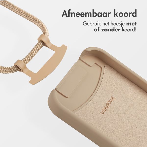 imoshion Color Backcover met afneembaar koord MagSafe Apple iPhone 14 Pro - Nude