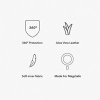 Woodcessories Bio Leather Case MagSafe Apple iPhone 16 - Leather Brown