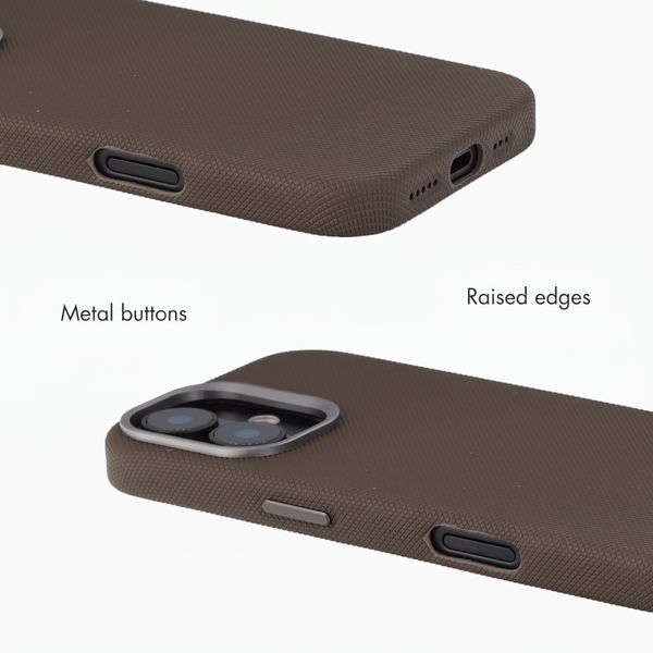 Accezz Mesh Back Cover with MagSafe Apple iPhone 17 - Brown
