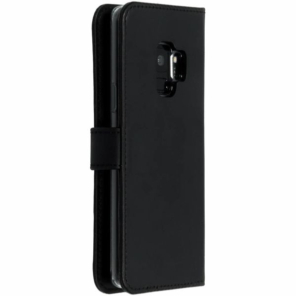 Selencia Echt Leren Bookcase Samsung Galaxy S9 - Zwart