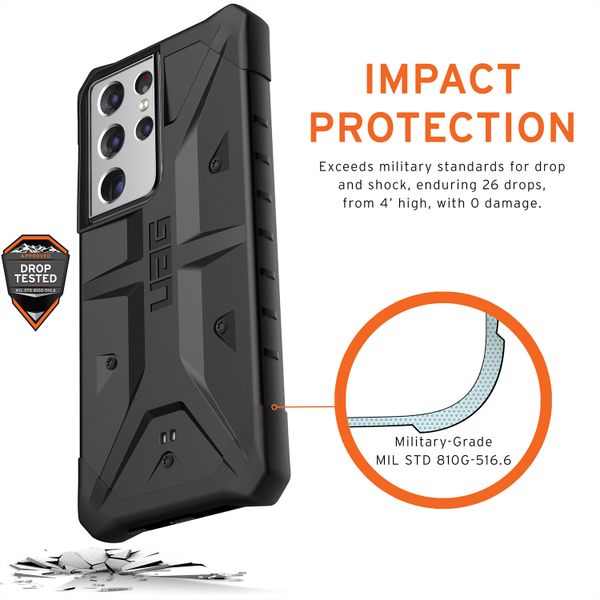 UAG Pathfinder Backcover Samsung Galaxy S21 Ultra - Zwart