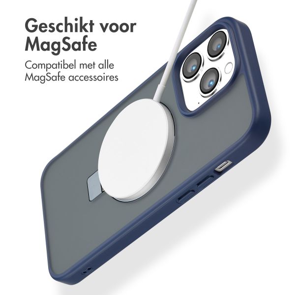 Accezz Ring Stand Backcover met MagSafe Apple iPhone 14 Pro Max - Blauw