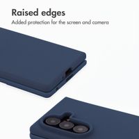 Accezz Liquid Silicone Case Samsung Galaxy Z Fold 8 Ultra - Dark Blue