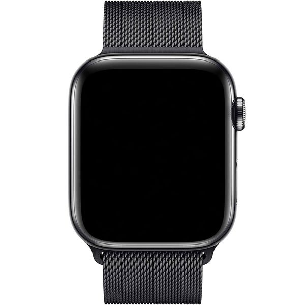 Apple Milanese Loop Band Apple Watch Series 1-10 / SE / Ultra (2) - 42/44/45/46/49 mm - Space Black