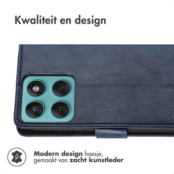 imoshion Luxe Bookcase Motorola Moto G57 Power - Donkerblauw