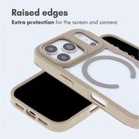 imoshion Transparent Wallet Case with MagSafe Apple iPhone 18 Pro Max / 17 Pro Max - Beige