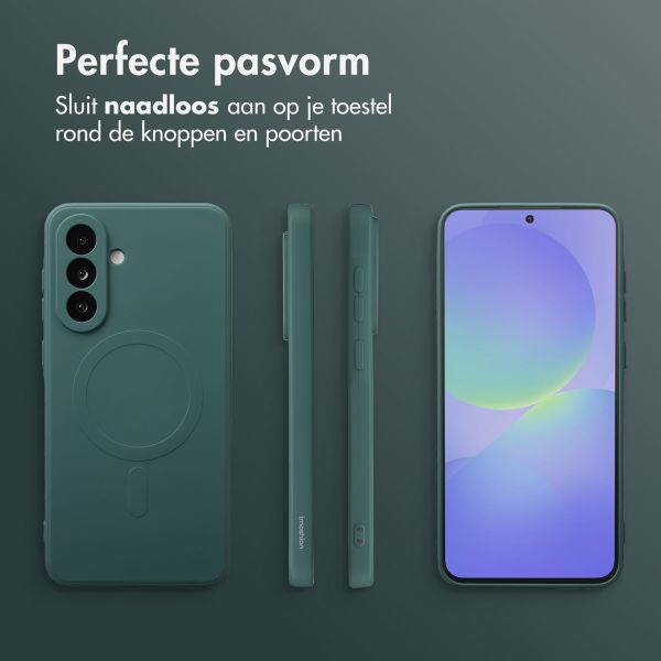 imoshion Color Backcover met MagSafe Samsung Galaxy A36 - Donkergroen