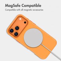 imoshion Colour Back Cover with Thin MagSafe Ring Apple iPhone 17 Pro Max - Orange