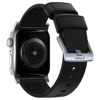 Nomad Active Pro Band Apple Watch Series 1 t/m 10 / SE / Ultra (2) (44/45/46/49 mm) - Zwart/Zilver