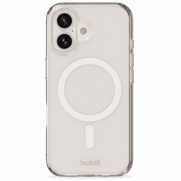 Holdit MagSafe Case iPhone 16 Plus - Wit / Transparant