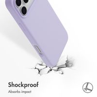Accezz Liquid Silicone Back Cover with MagSafe Apple iPhone 17 Pro Max - Purple