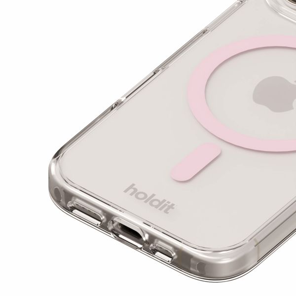 Holdit MagSafe Case Apple iPhone 16 - Transparent / Pink