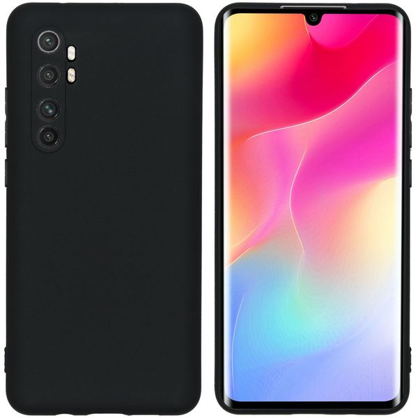 imoshion Color Backcover Xiaomi Mi Note 10 Lite - Zwart