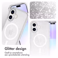 imoshion Sparkle Backcover met MagSafe Apple iPhone 17 - Transparant