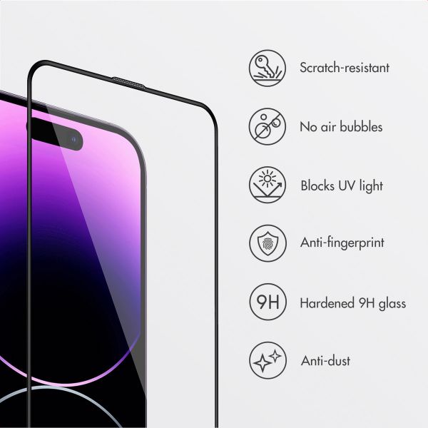Accezz Tempered Glass Screen Protector + Applicator Apple iPhone 14 Pro