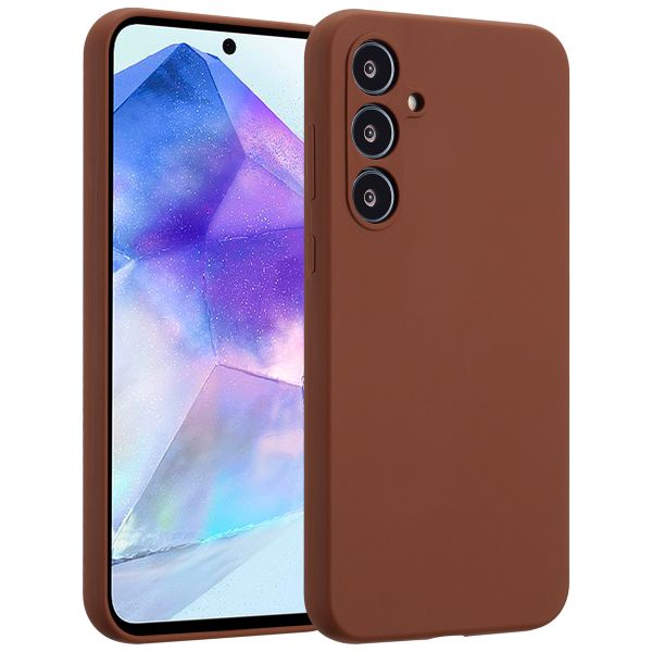 Accezz Liquid Silicone Backcover Samsung Galaxy A55 - New Tea Brown