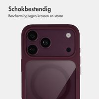 Accezz Hold Backcover met MagSafe Apple iPhone 18 Pro Max / 17 Pro Max - Dark Cherry