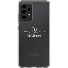 Hoesje met eigen foto en/of tekst Samsung Galaxy A52(s) (5G/4G) - Sierlijk hartje