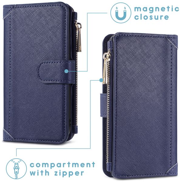 imoshion Luxe Portemonnee Samsung Galaxy S10 - Donkerblauw