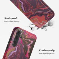 Selencia Vivid Tough Backcover Samsung Galaxy A55 - Marble Purple