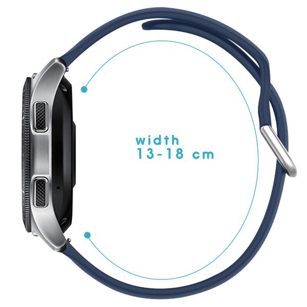 imoshion Siliconen bandje Garmin Venu / Vivoactive 3 / Forerunner 245 - Donkerblauw