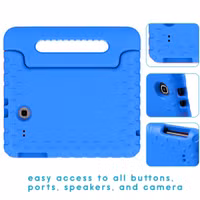 Kidsproof Backcover met handvat Samsung Galaxy Tab E 9.6 - Blauw