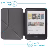 imoshion Design Vouwbare Bookcase Kobo Clara Colour / BW - Flowers Distance