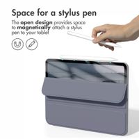 imoshion Magnetic Book Case Apple iPad Air 11 inch (2026) M4 / (2025) M3 / (2024) M2 / Air 5 (2022) / Air 4 (2020) - Lavender