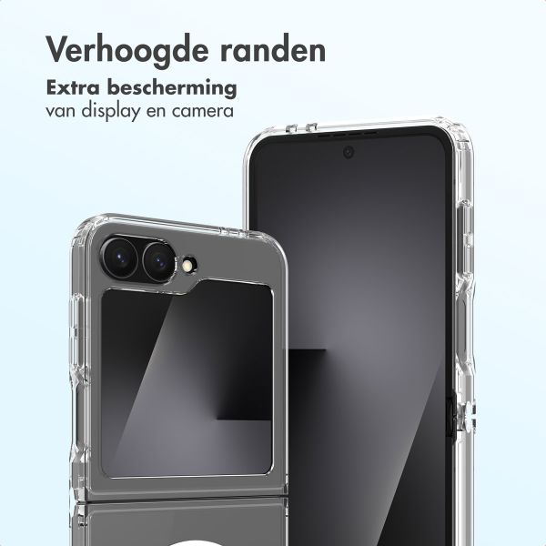 Accezz Xtreme Impact Backcover Samsung Galaxy Z Flip 7 FE - Transparant