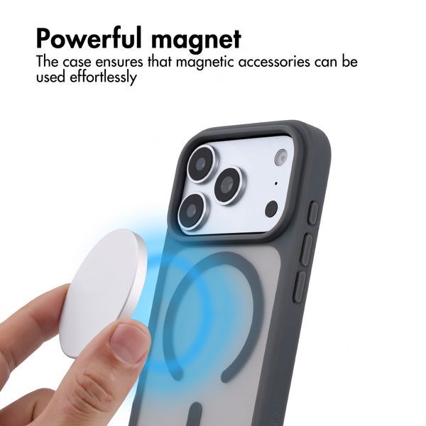 imoshion Colour Guard Case with MagSafe Apple iPhone 18 Pro Max / 17 Pro Max - Grey