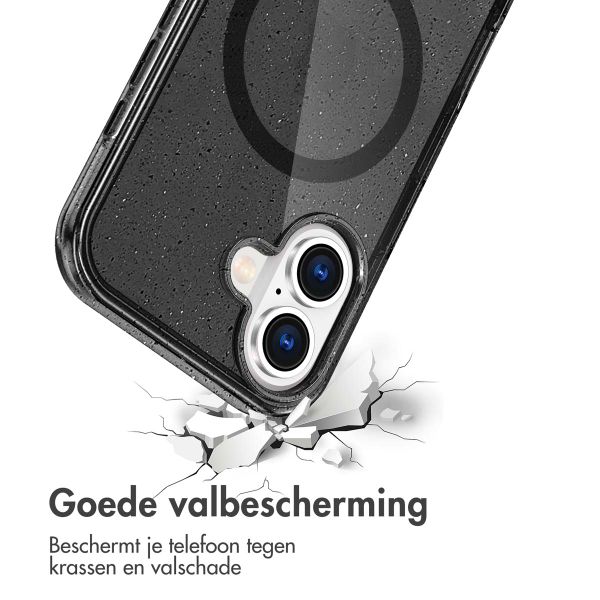 imoshion Sparkle Backcover met MagSafe Apple iPhone 17 - Zwart