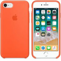 Apple Silicone Backcover Apple iPhone SE (2022 / 2020) / 8 / 7 - Spicy Orange