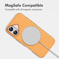 imoshion Colour Back Cover with Thin MagSafe Ring Apple iPhone 17 - Orange