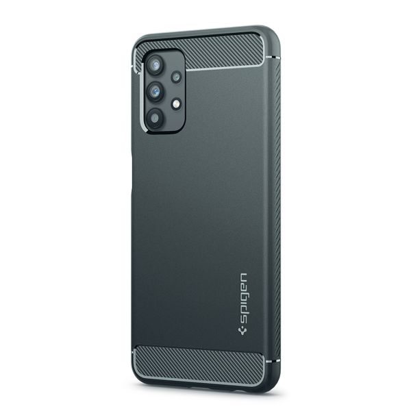 Spigen Rugged Armor Backcover Samsung Galaxy A32 (5G) - Zwart