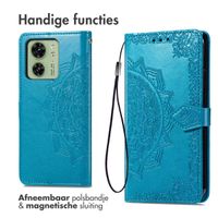 imoshion Mandala Bookcase Motorola Edge 40 - Turquoise