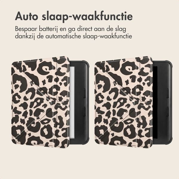imoshion Design Vouwbare Bookcase Kobo Libra Colour - Leopard