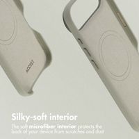 Accezz Leather Back Cover with MagSafe Apple iPhone Air - Light Grey