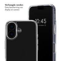 Selencia Transparent Case with Hooks + Lova Wrist Strap Apple iPhone 16 - Cotton Candy