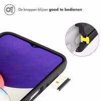 imoshion Rugged Hybrid Case Samsung Galaxy A14 (5G/4G) - Zwart