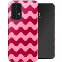 Selencia Vivid Tough Backcover Samsung Galaxy A53 - Wave Vibes Lipstick