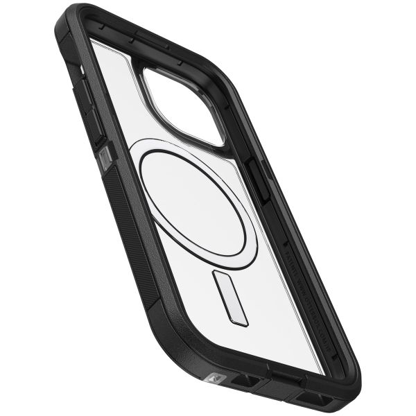 OtterBox Defender Rugged Backcover met MagSafe iPhone 15 - Transparant / Zwart