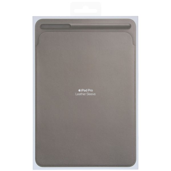 Apple Leather Sleeve iPad 9 (2021) 10.2 inch / 8 (2020) 10.2 inch / 7 (2019) 10.2 inch / Pro 10.5 (2017) / Air 3 (2019) - Taupe