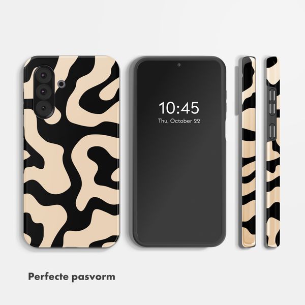 Selencia Vivid Backcover Samsung Galaxy A36 / A56 - Art Wave Black