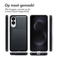 imoshion Backcover met pasjeshouder Samsung Galaxy S25 Edge - Zwart