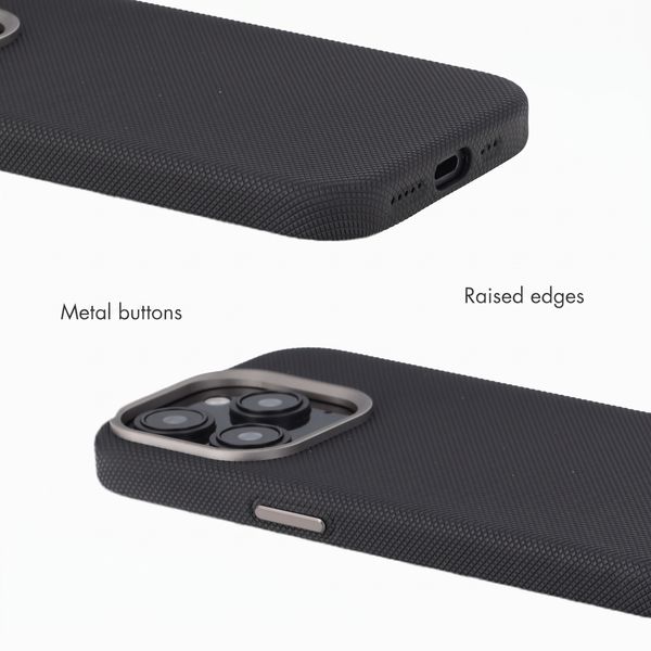 Accezz Mesh Back Cover with MagSafe Apple iPhone 16 Pro - Black