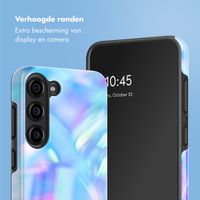 Selencia Vivid Tough Backcover Samsung Galaxy S23 - Holographic Blue Dream