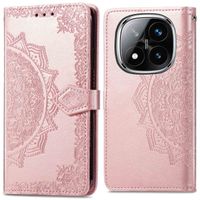 imoshion Mandala Bookcase Xiaomi Redmi Note 14 Pro Plus (5G) - Rosé Goud