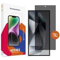 Accezz Gehard Glas Privacy Screenprotector Samsung Galaxy S24 Ultra - Transparant